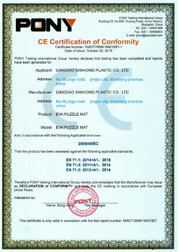 CE - Qingdao Sanhong Global Industrial Co., Ltd.