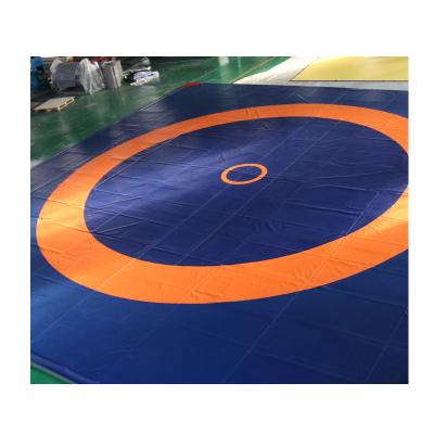 China Easy To Clean And Easy To Assembly Manufacturer 8m*8m , 12m*12m BJJ Used Wrestling Mats For Sale for sale