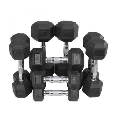 China Universal Cast Iron Dumbbell Hexagon Liner Home Fitness Universal Bodybuilding Special Purpose for sale