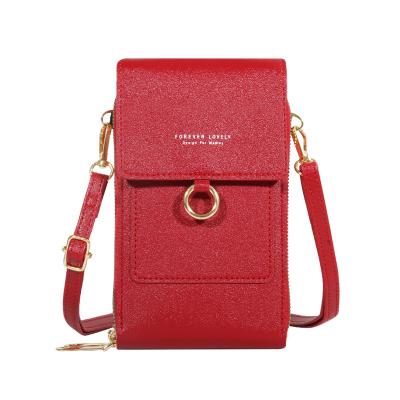 China Fashion PAYOFFLAI Fashion Ladies Small Cross body Messenger Bags Women Female Mini PU Leather Card Holder Wallet Cell Phone Shoulder Bag for sale