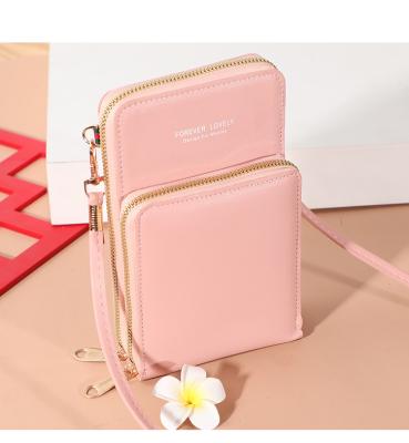 China Fashion mobile phone bags cases cell phone arm sling pouch bag chain touch screen fashion leather crossbody touchscreen purse phone bag for sale