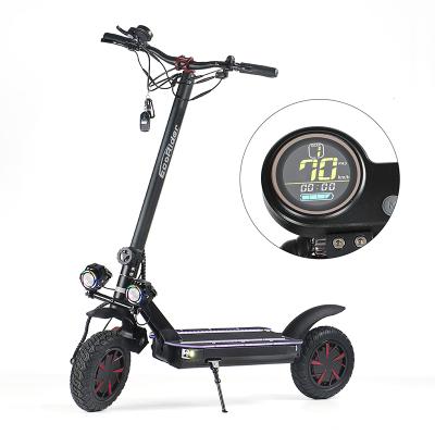 China 2021 New Generation Electric Scooter Ecorider E4-9 3600w Unisex Adult Fast Foldable Off Road Double Motor for sale