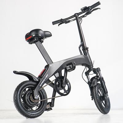 China 350w Motor Brushless Folding Electric Power Assisted Folding Carbon Fiber Bike Carbon Fiber Electric Bicycle Drop Shipping EU Warehouse City for sale