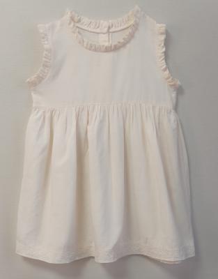 China 2021 OEM New Arrival Design Breathable Summer 100 Cotton Sleeveless Girl Dress for sale