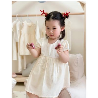 China 2021 OEM New Design 100 Cotton Breathable Soft Comfortable Casual Toddler Babies Dress for sale