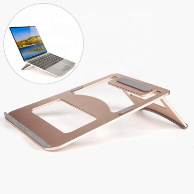 China Aviation Aluminum Alloy Pad Stand Holder Cooler Desktop 13-17 Inch Cooling Set And Without Fan Table Book Laptop Custom Mount for sale