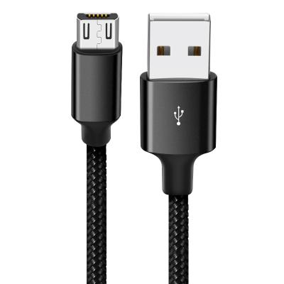 China Fast Speed ​​Micro USB Cable Charging Nylon Braided Extremely Durable Micro USB Fast Sync Cable for Plug-in, LG, Sony, PS4, HTC, Motorola, Kindle, Nokia for sale