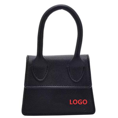 China New Fashion Style Women's Leather Bag Small Simple Cross Shoulder Bag Body Handbags Small Cool Handle for sale