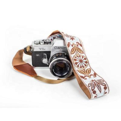 China Eco-Friendly Vintage Camera Strap - Embroider Floral Camera Strap for sale