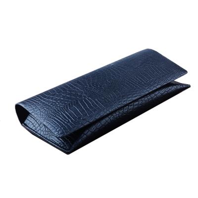 China Wholesale Premium Eco - Friendly Folding Soft Leather Sunglasses Case Pouch Glasses Case for sale