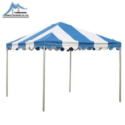 China Professional Wedding Party Events PVC 10*10 PVC Frame High Strength White Blue Aluminum Tent For Warehouse Tent for sale