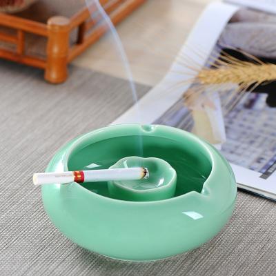 China Fashion.eco-friendly custom manufacturers fashion antique china cigar keepsake ceramic ashtray wholesale for sale