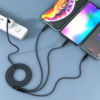 China Android Phone Smart New Product Selling Top Tier Waterproof Cheap 3 in 1 Led Usb Type-C Android General 4 in 1 Charging Cable for sale