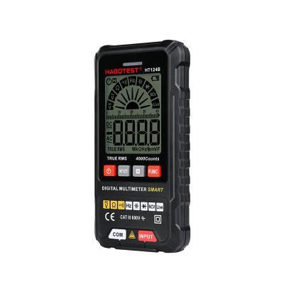 China HABOTEST HT124B Smart Digital Multimeters Auto Ranging Multimeters HABOTEST HT124B Smart Digital Anti Burn Electrical Testers for sale