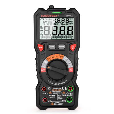 China Auto Range Digit Multimeters Probe HT118A Electric Multi Meter Digital Tester Multimeters for sale