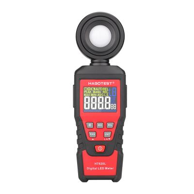 China Wholesale Price HT620L Light Meter LED Digital HABOTEST 200000 Counters LCD LUX METER 19cm*6cm*4cm for sale