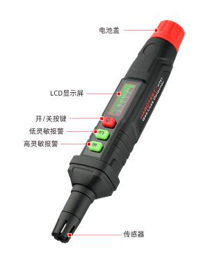 China HT61 Mini Portable Flammable Gas Tester Like Methane Coal Gas Petrol Propane Benzene Detector 180*32*32mm for sale