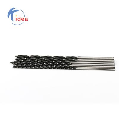 China Twist Drill Bits Factory High Quality Wood Three Brad Point Wood Drill Bits Drilling Specially for Wood Roll Forged 3mm-50mm DIY for sale