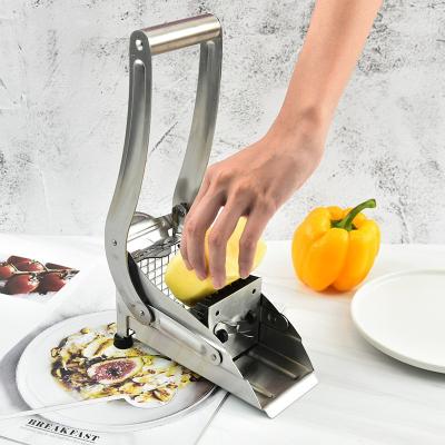 China Potato Chip Tool French Fry Cutter Potato Cutter Viable Cucumber Slice Slicer Machine Tool for sale