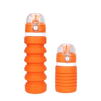 China collapsible silicon water bottle, bottom silicone water bottle, collapsible silicone water bottle for sale