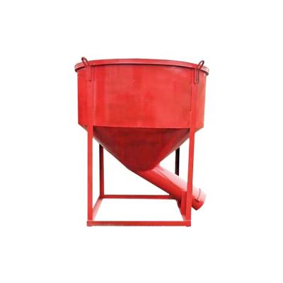 China Hotels New Product Portable Concrete Bucket Tower Crane Hopper Round Hopper For Large Building Projects for sale