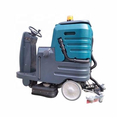 China Hotels Floor Equipment Workshop Floor Cleaning Washing Machine Driving Washing And Sweeping Machine for sale