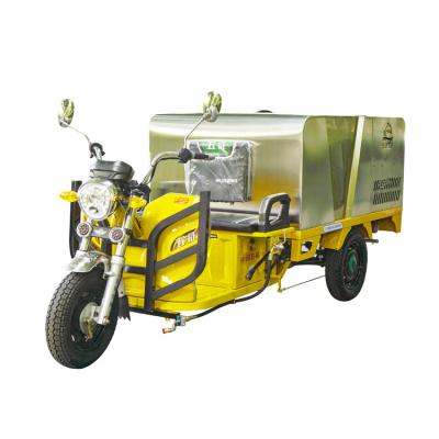 China High efficiency three wheels high pressure seal/critical cleaning electric tricycle washing vehicle without residue for sale for sale