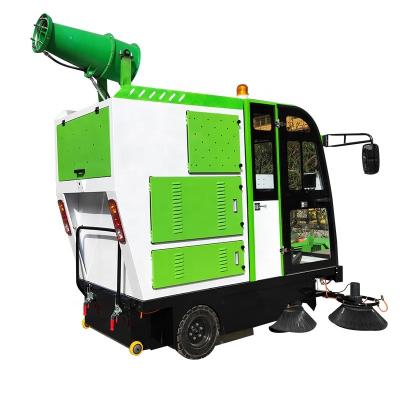 China Professional hotels road cleaning equipment driving washing and sweeping machine driving washing and sweeping machine for sale