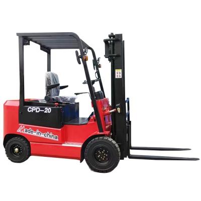 China Hotels four-four drive forklift new energy electric forklift small 3 tons forklift for sale