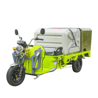 China Residue-free critical/high temperature cleaning and steam road pressure seal vehicle high pressure machine/tricycle for sale