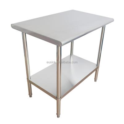 China Resturant Commercial Kitchen Equipment Eusink Factory Wholesale Price  Commercial Kitchen Stainless Steel Work Table for sale