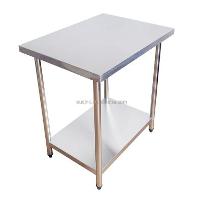 China Resturant Commercial Kitchen Equipment Eusink Factory Direct Sales Stainless Steel Kitchen Work Bench Table for sale