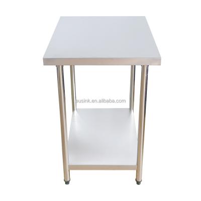 China Resturant Commercial Kitchen Equipment Professional commercial catering equipment supplies stainless steel mobile work table with under shelf for sale