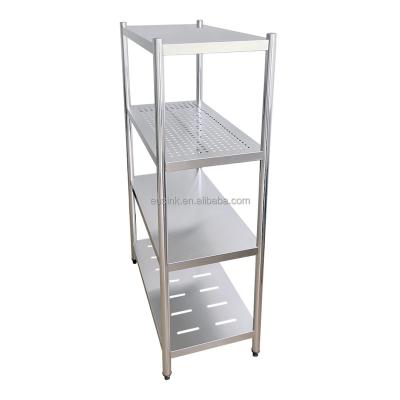 China Resturant Commercial Kitchen Equipment Eusink Commercial 4 Tiers Kitchen Stainless Steel Shelf Rack for sale