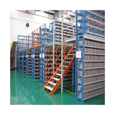 China Corrosion Protection Customized Heavy Duty Steel Mezzanine Floor Mutil Level Rack for sale