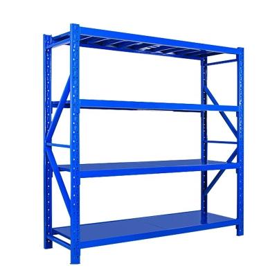 China XINMIAO Corrosion Protection Manufacturing Factory 200KG Low Power Racking Layer Powder Coated Metal Warehouse Storage for sale