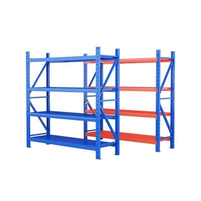 China High Quality Customized Corrosion Protection Q235 Warehouse Storage Metal Light Duty Shelving for sale