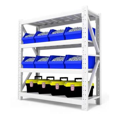 China Esd Protection Factory Direct Cargo Storage Medium Duty Stackable Shelf, Garage Storage Pallet Overhead Racking for sale