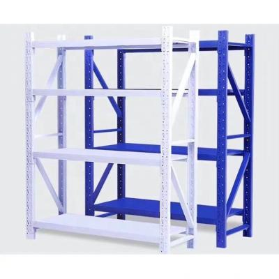 China 2019 Corrosion Protection Hot Medium Duty Goods Shelf / Steel Storage Rack for sale