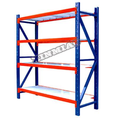 China Corrosion Protection Size Customized Medium Duty Steel Warehouse Rack System Medium Duty Racking For Factory for sale