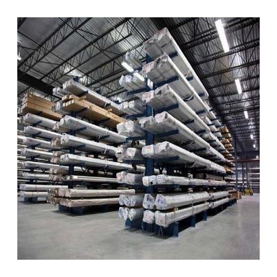 China Corrosion Protection Metal Warehouse Storage Pipe Rack System Cantilever Shelf for sale