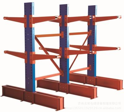 China Customizable Heavy Duty Corrosion Protection Rack Warehouse Cantilever Racking System for sale