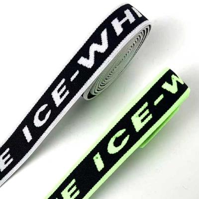 China 4 Days Elastic Levy Delivery Garment Elastic Band Letter Web Elastic Hair Band Hair Band For Men for sale