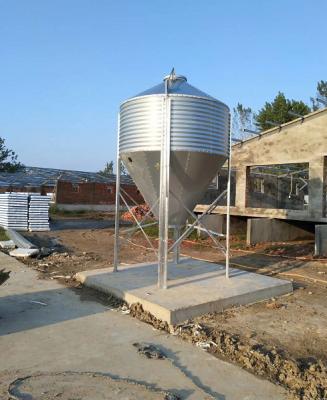 China Trusses Galvanized Steel Silos Feeding Silo Hopper Bottom Small Silo for sale