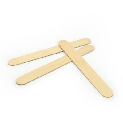 China Karlniko Viable Wooden Ice Cream Popsicle Sticks Spoons With Logo For Ice Cream Customized for sale