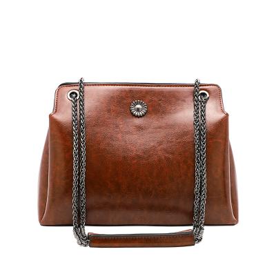 China Others Fashion Elegent Unique Shoulder Bag Women 2022 Brand PU Cross Body Sling Strap Custom Handbags With Chain for sale