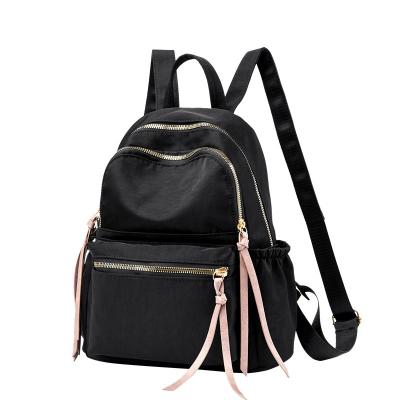 China 2022 Other Young Ladies Fashion PU Zipper Puller Outdoor Backpack Large Capacity Waterproof Lightweight Backpack For Women for sale