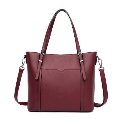 China Other PU Large Capacity Luxury High Quality Ladies Tote Handbag Crossbody Leather Bag For Women for sale