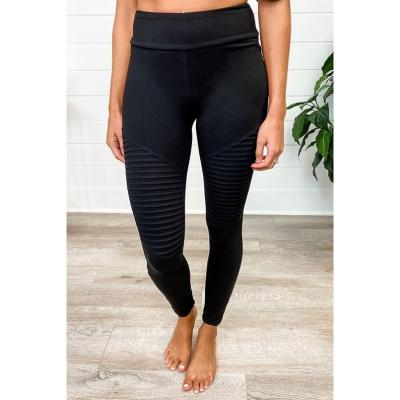 China 2021 Wholesale Breathable OEM Spliced ​​High Waist Ladies Yoga Leggings Women Sports Fitness for sale