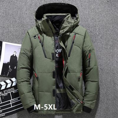 China High Quality Custom Men's Heavy Drop Hoodie Stripper Jacket Breathable Olive Blue Men's Down Coat Jackets Black for sale